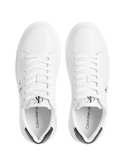 CALVIN KLEIN Men's Leather Sneakers CALVIN KLEIN | YM0YM006810LD